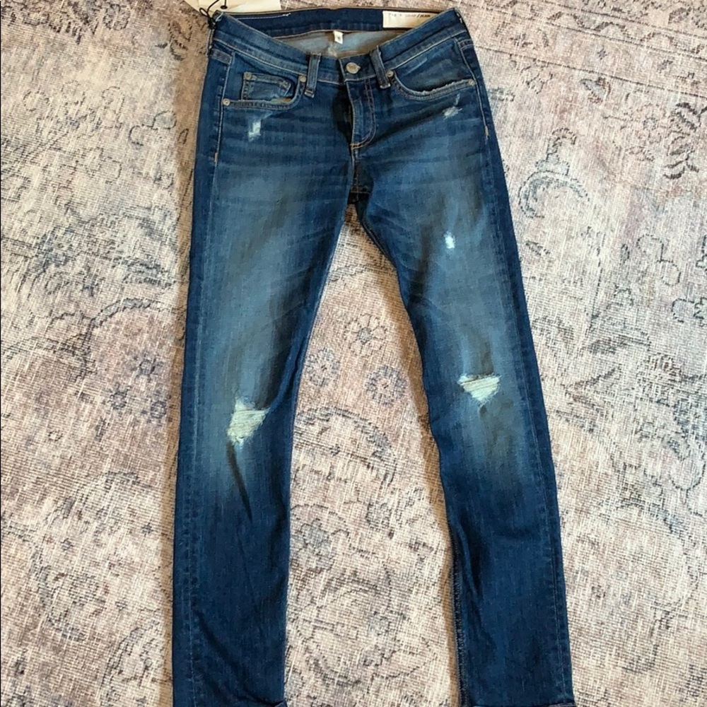 Rag & Bone Capri, size 25, stretch denim